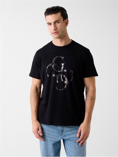 T-shirt con logo stampato GUESS | M6RI03I3Z14/JBLK